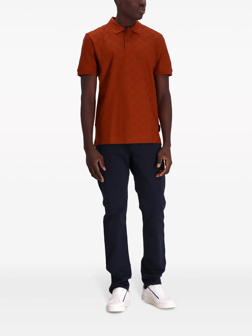 HUGO BOSS DELAWARE SLIM-FIT GABARDINE TROUSERS