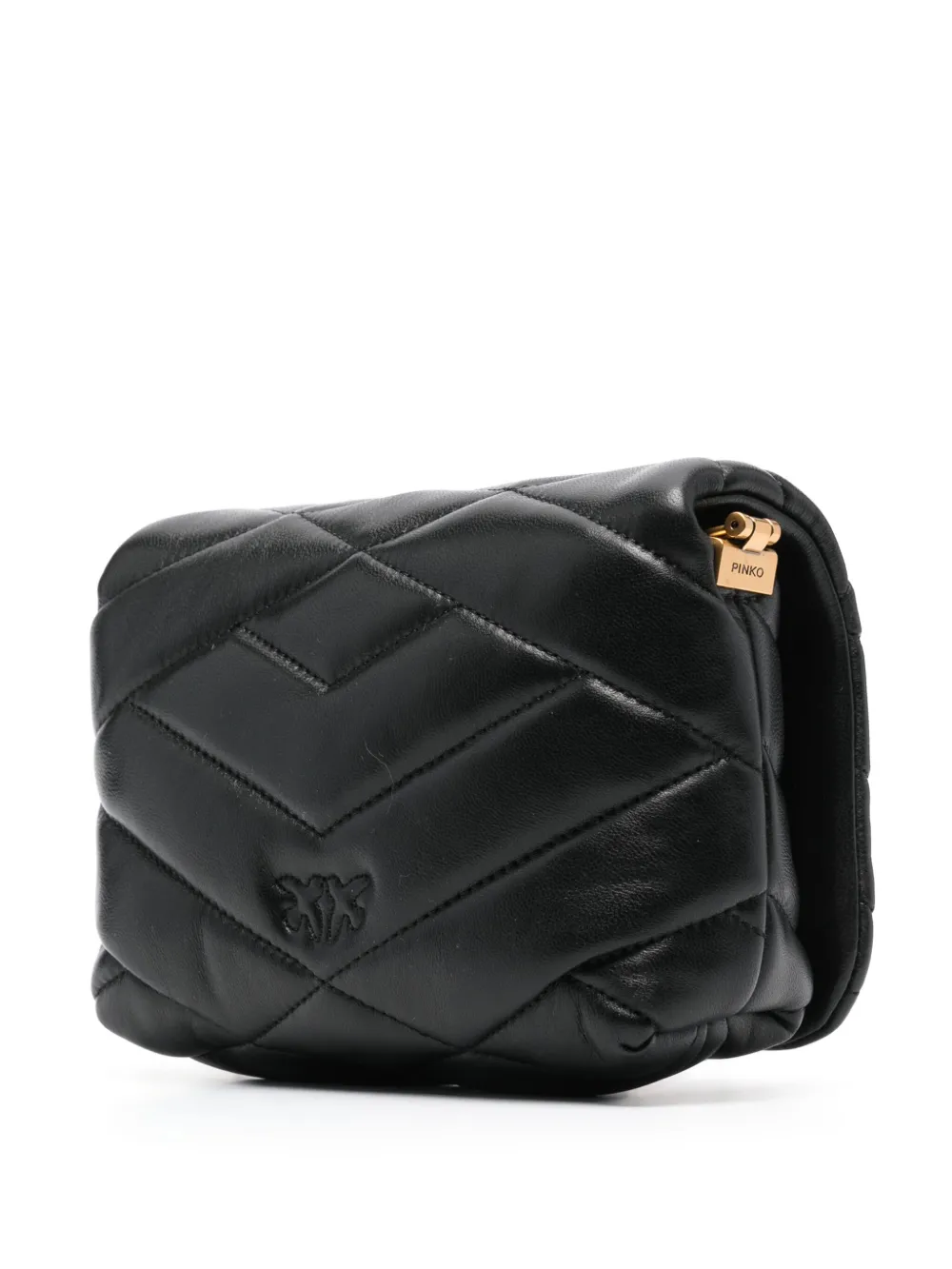 Shop Pinko Baby Love Click Cross Body Bag In Black