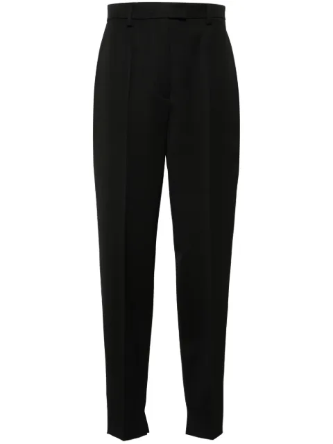 Prada pressed-crease tapered-leg trousers