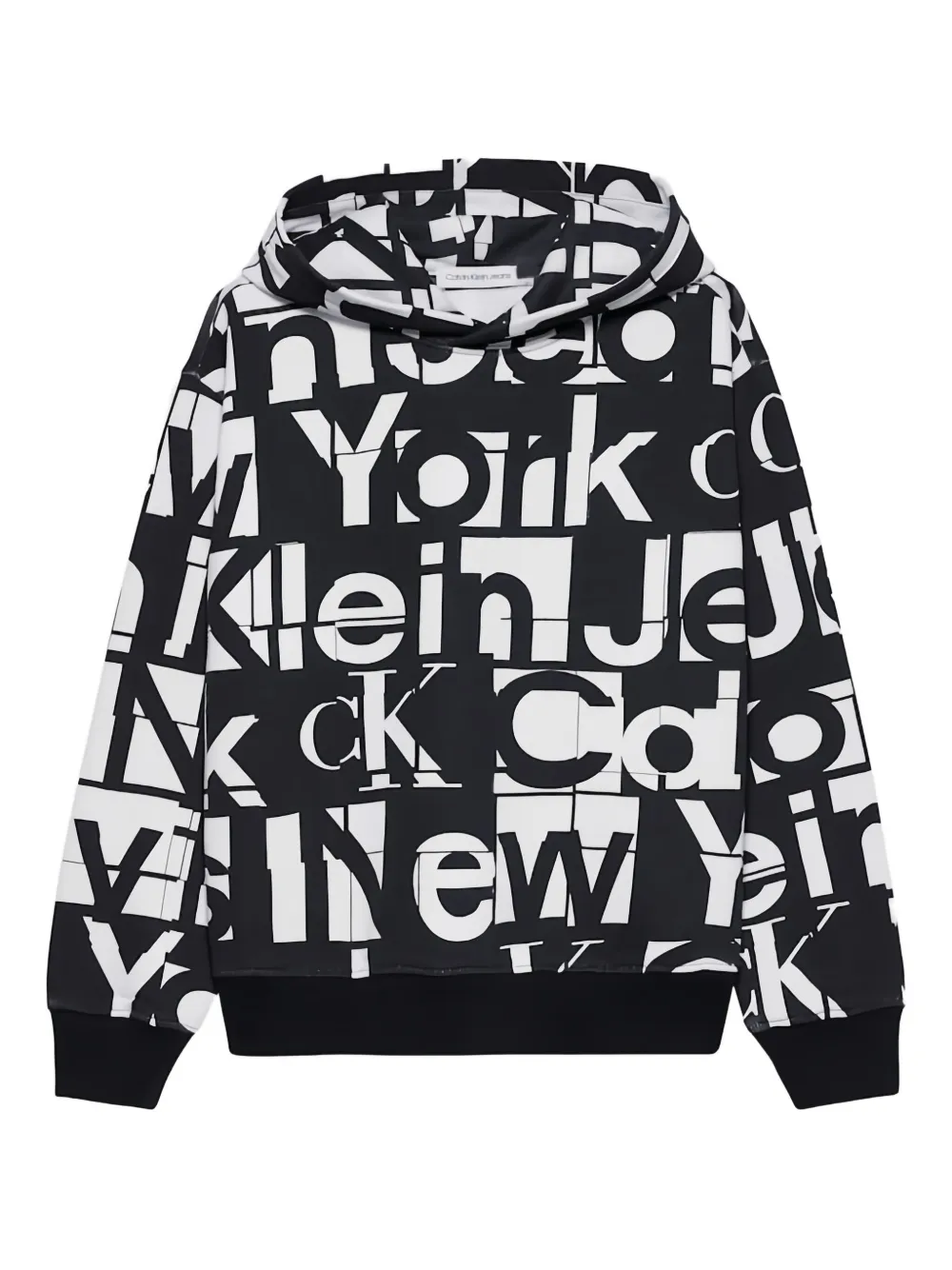 Calvin Klein Logo-print Hoodie In Multi