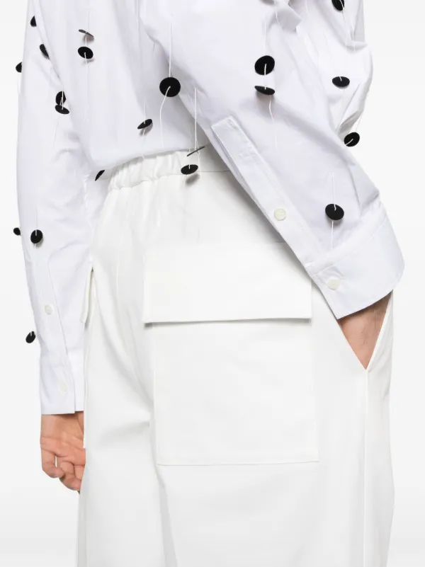 Jil Sander テーパードパンツ | ホワイト | FARFETCH JP