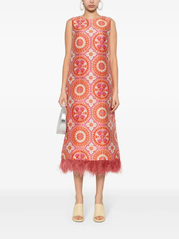 la double j orange dress La DoubleJ Dress by La Double J