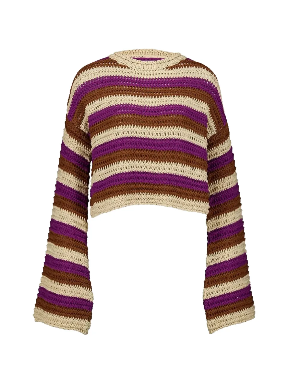 La DoubleJ Maglione a righe - Multicolor Ivory