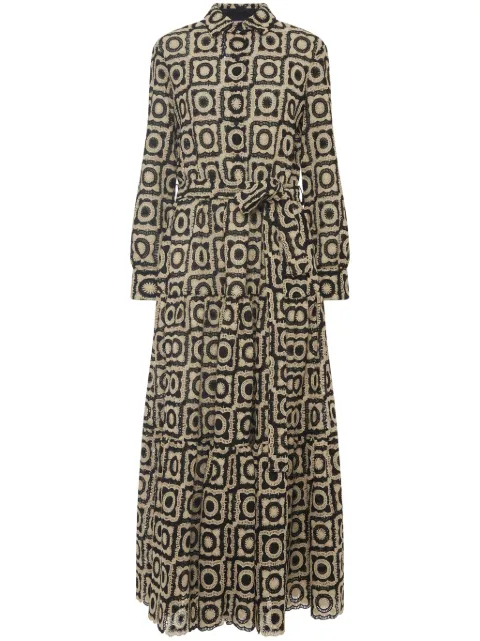 La DoubleJ Bellini crochet shirt dress