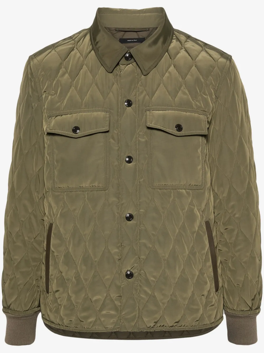 TOM FORD padded quilted jacket | Green | Image 1