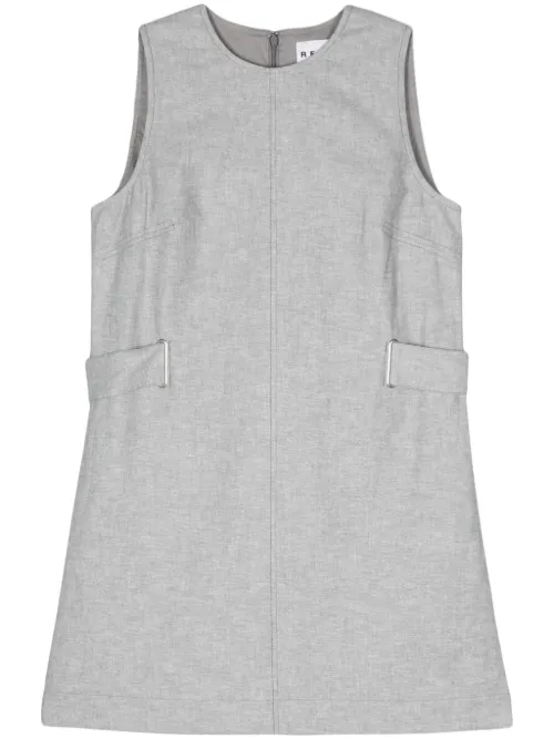 Robe mi-longue à fines bretelles - REMAIN - Modalova