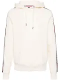 Tommy Hilfiger grosgrain-trim hoodie - Neutrals