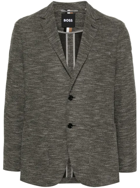 BOSS mélange-effect blazer