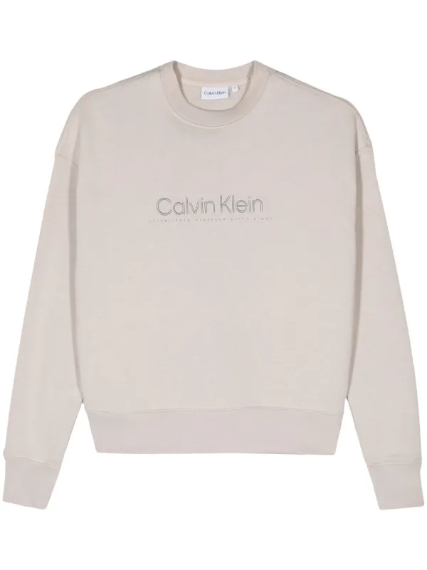 Calvin Klein logo embroidered Sweatshirt Farfetch