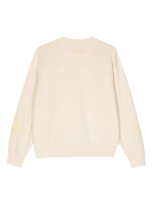 BOSS logo embroidered Cotton Sweatshirt Neutrals FARFETCH BH