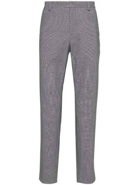 BOSS check-print tailored trousers