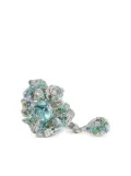 Anabela Chan 18kt white gold vermeil Aqua Peony gemstone ring - Blue