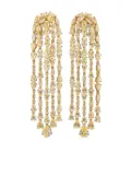 Anabela Chan 18kt yellow gold vermeil Cascade diamond earrings
