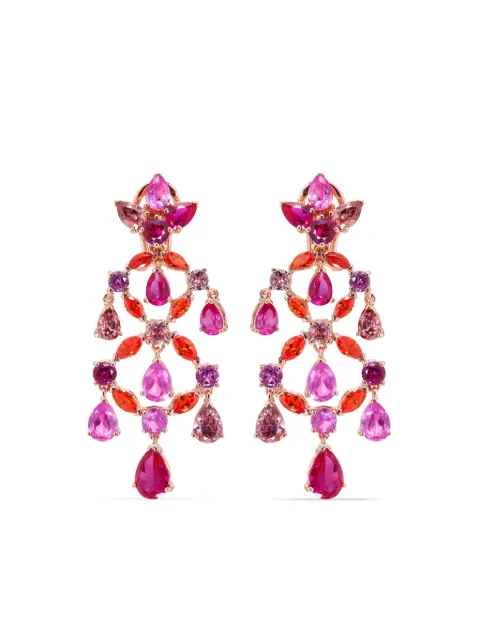 Anabela Chan 18kt gold Chandelier multi-stone earrings