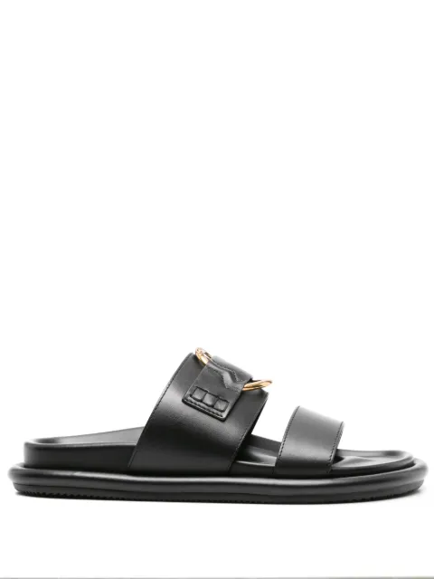 Moncler Bell leather slides