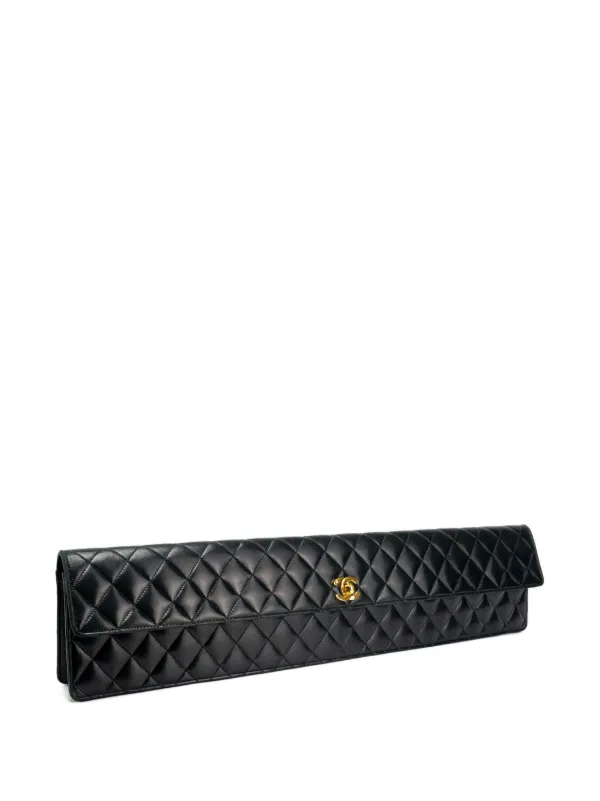 diamond-quilted leather jewellery box