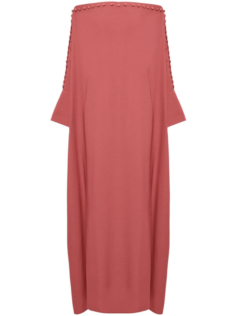 Shop Taller Marmo Mila Off-shoulder Maxi Dress In Red