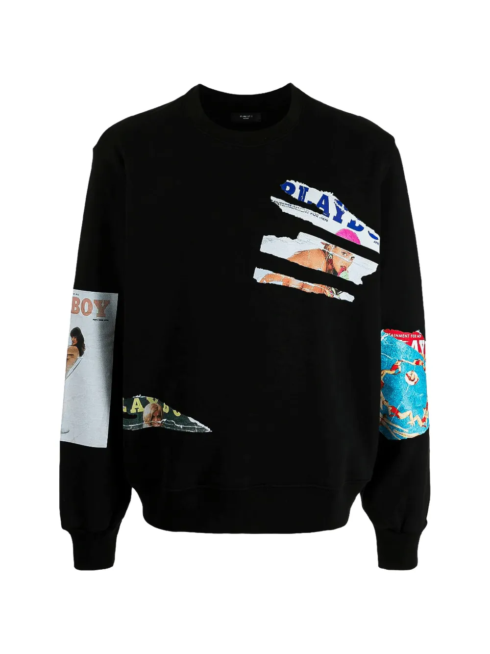 AMIRI x Playboy Magazine patch sweatshirt Zwart