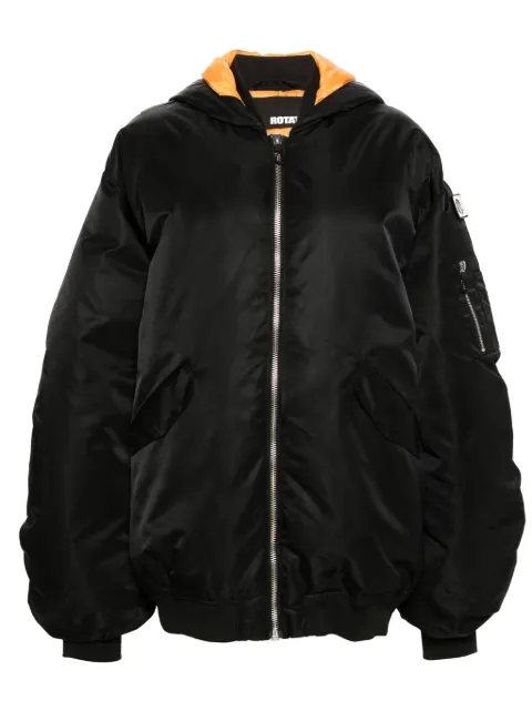 ROTATE BIRGER CHRISTENSEN drop-shoulder hooded bomber jacket