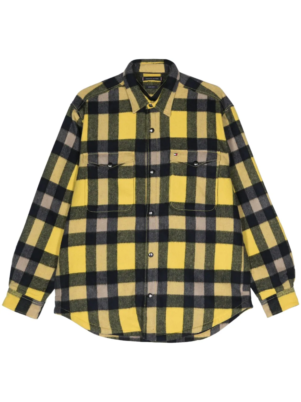 Tommy Hilfiger Checked Flannel Shirt In 黄色