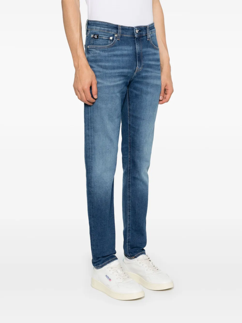 Calvin Klein Jeans Est.1978 Slim-tapered Jeans In 蓝色