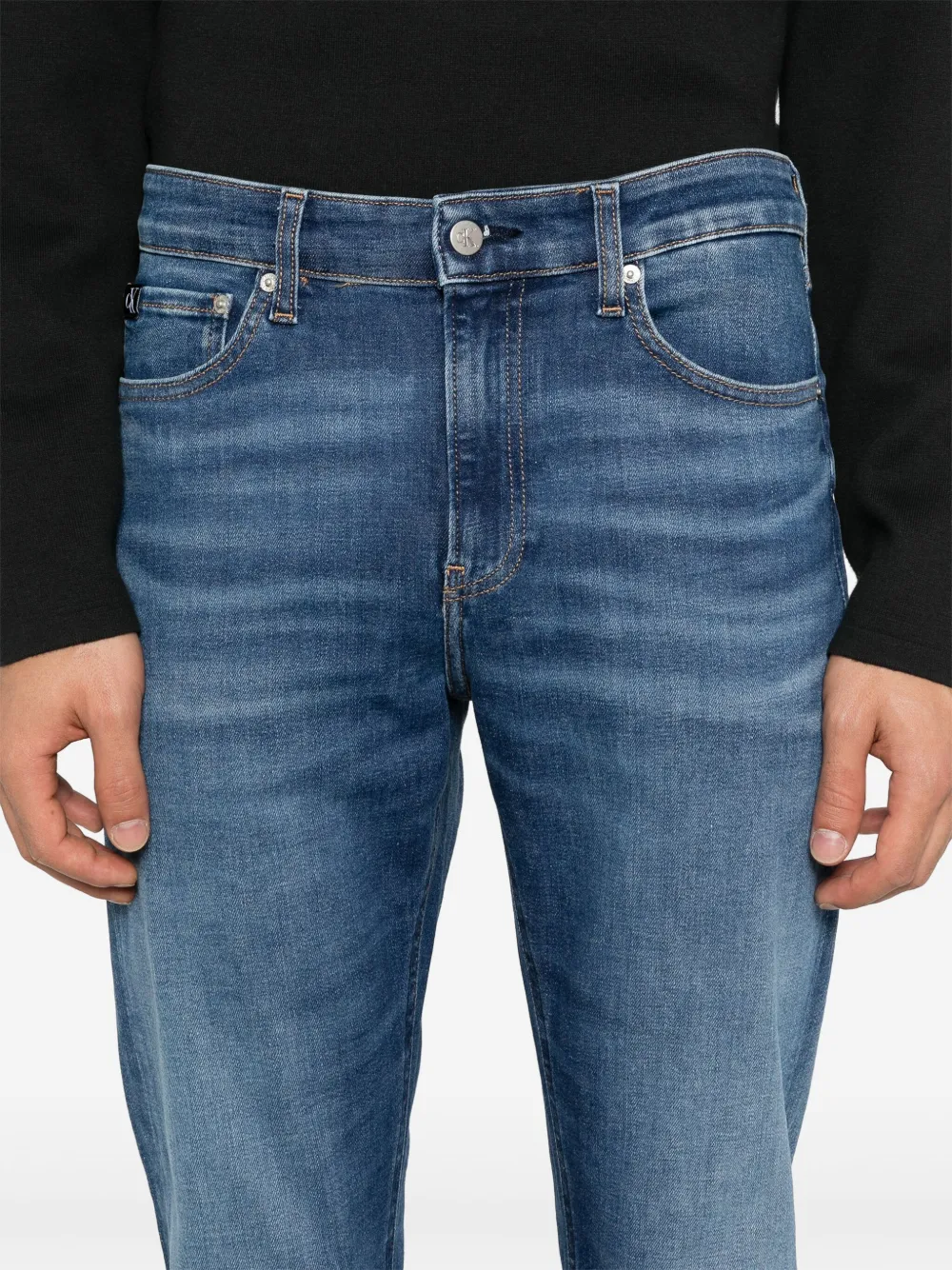 Calvin Klein Jeans Est.1978 Slim-tapered Jeans In 蓝色