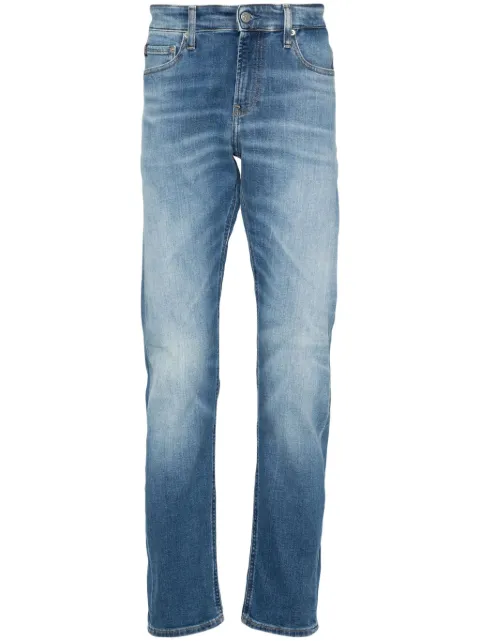 Calvin Klein Jeans faded slim-cut jeans