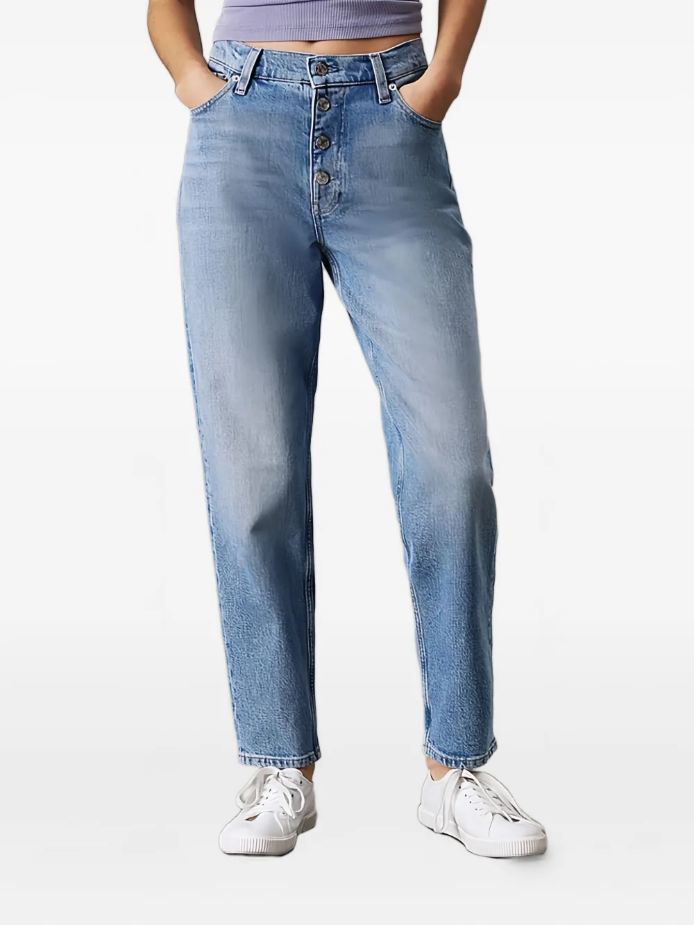 Calvin Klein Jeans Jeans a vita bassa - Blu