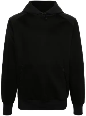 Plain black outlet hoodie no pocket