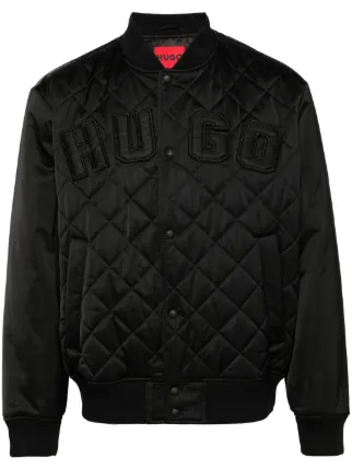 Hugo boss quilted bomber jacket hotsell