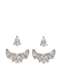 Anabela Chan 18kt white gold Twinkle Ear-Jacket earrings - Silver