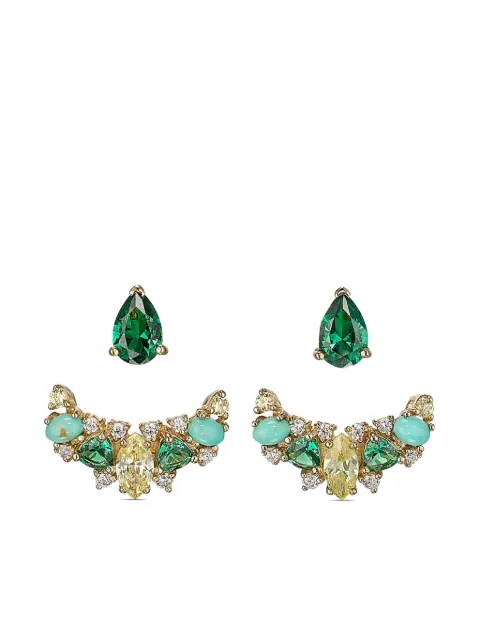 Anabela Chan 18kt yellow gold Twinkle Ear-Jacket earrings