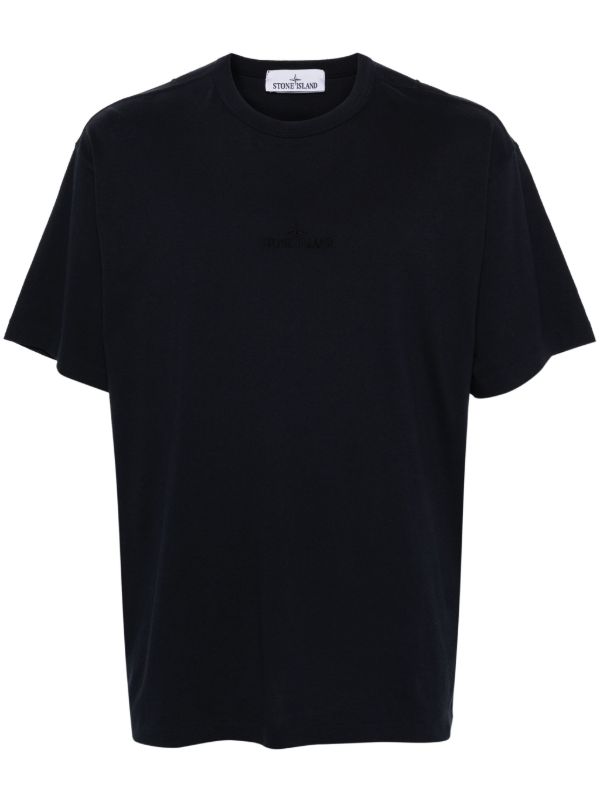 Stone island store embroidered t shirt