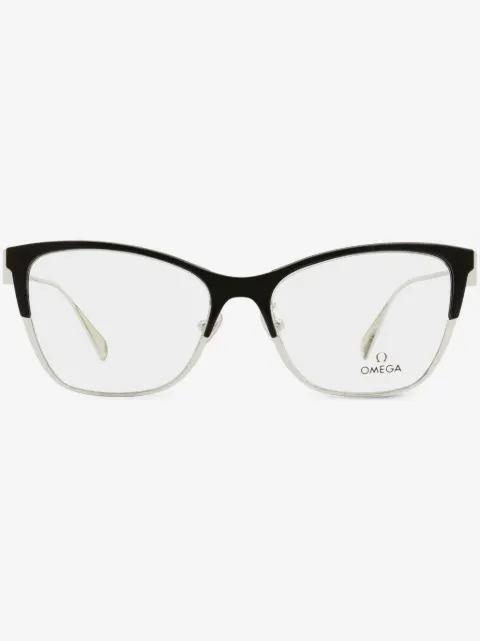 OMEGA EYEWEAR butterfly-frame glasses