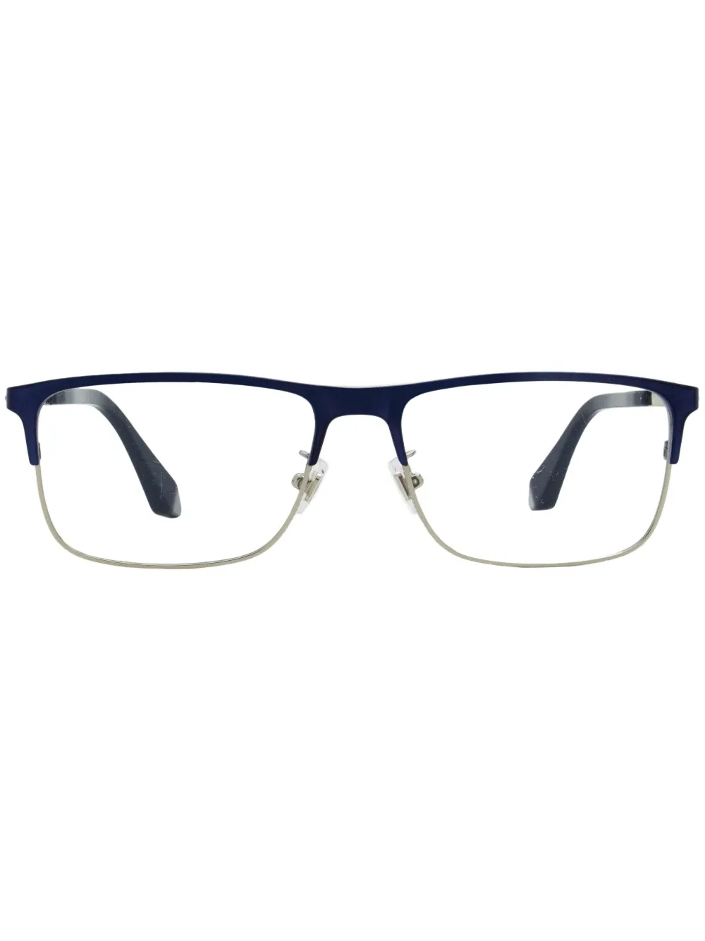 Longines lunettes de vue à monture rectangulaire | bleu | Image 1