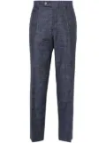 BOSS tweed cropped trousers - Blue