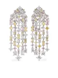 Anabela Chan 18kt rose gold vermeil Cascade diamond earrings - Silver