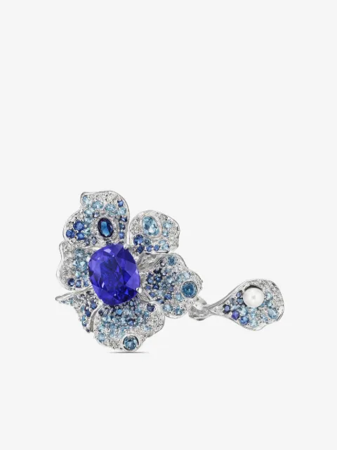 Anabela Chan sapphire Peony Ring