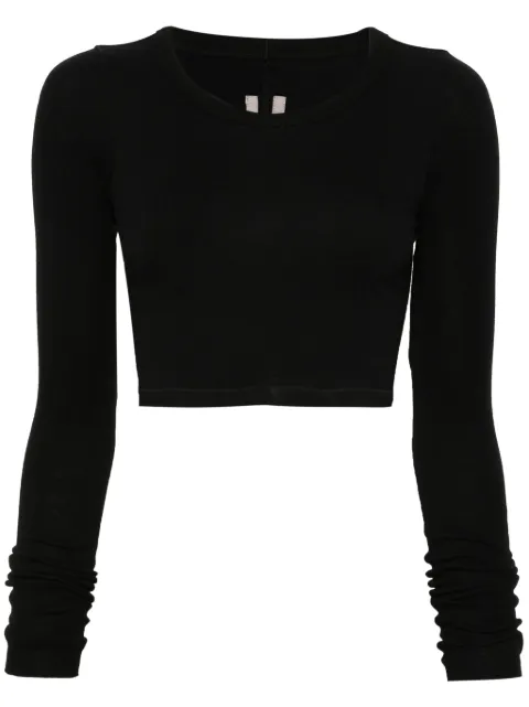 Rick Owens cropped cotton T-shirt