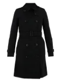 Burberry gabardine-weave trench coat - Black