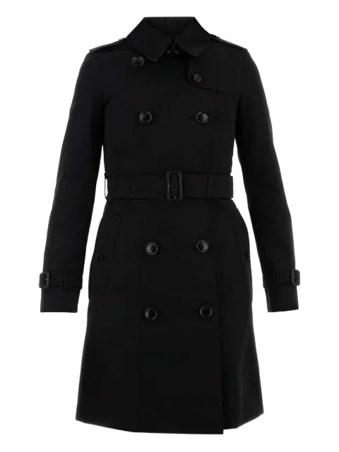 Burberry gabardine-weave trench coat