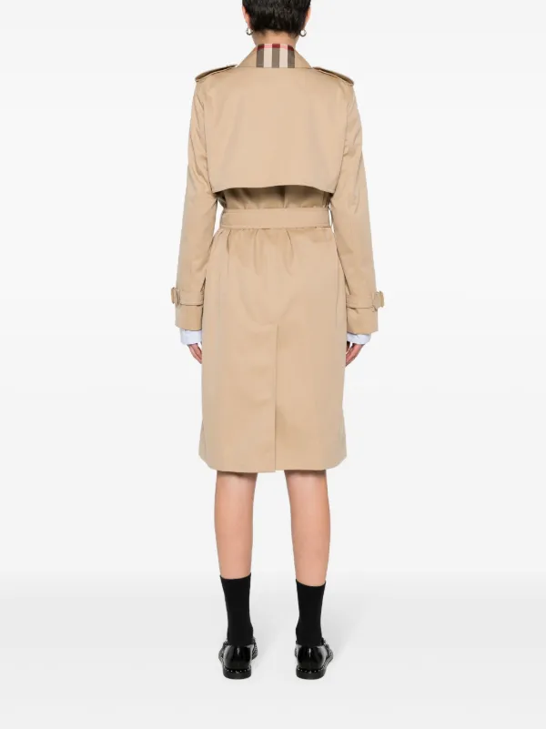 Burberry Gabardine Trench Coat | Neutrals | FARFETCH