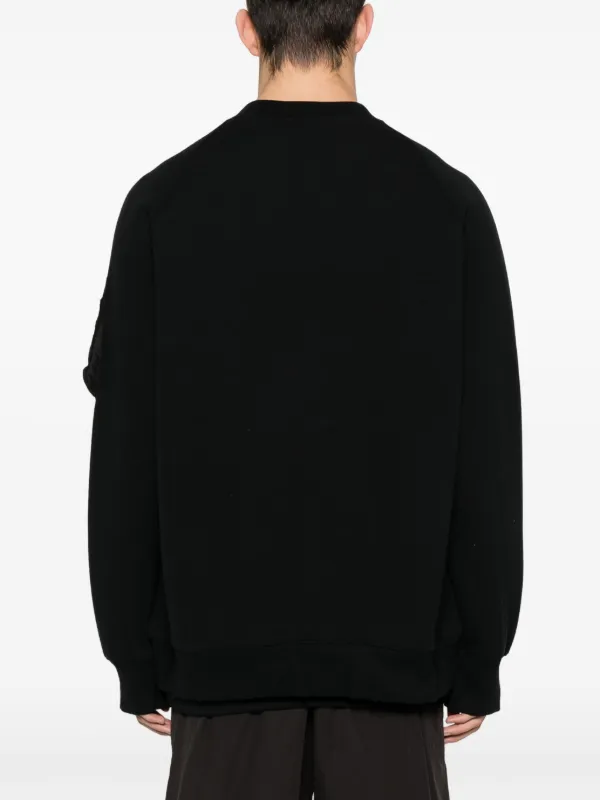 Sacai レイヤード スウェットシャツ | ブラック | FARFETCH JP
