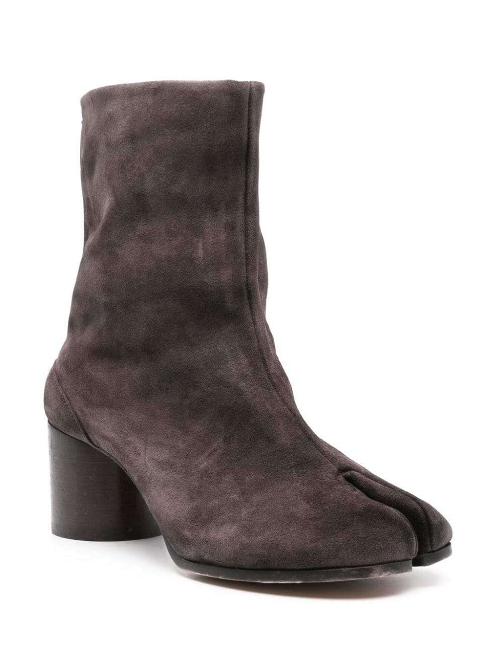 Shop Maison Margiela Tabi 60mm Ankle Boots In Brown