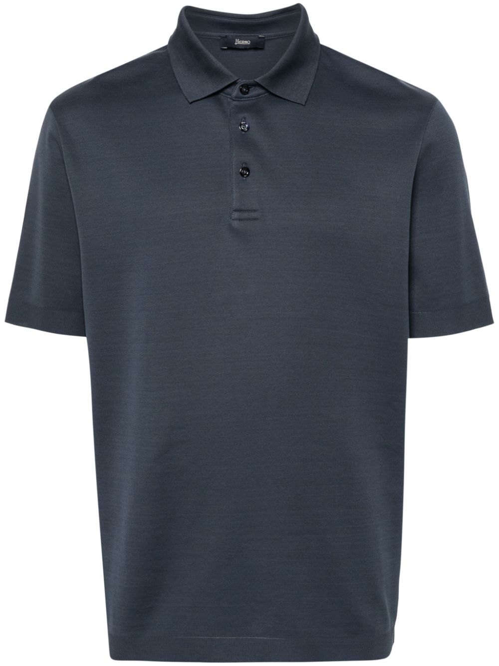 Herno Katoenen poloshirt Blauw