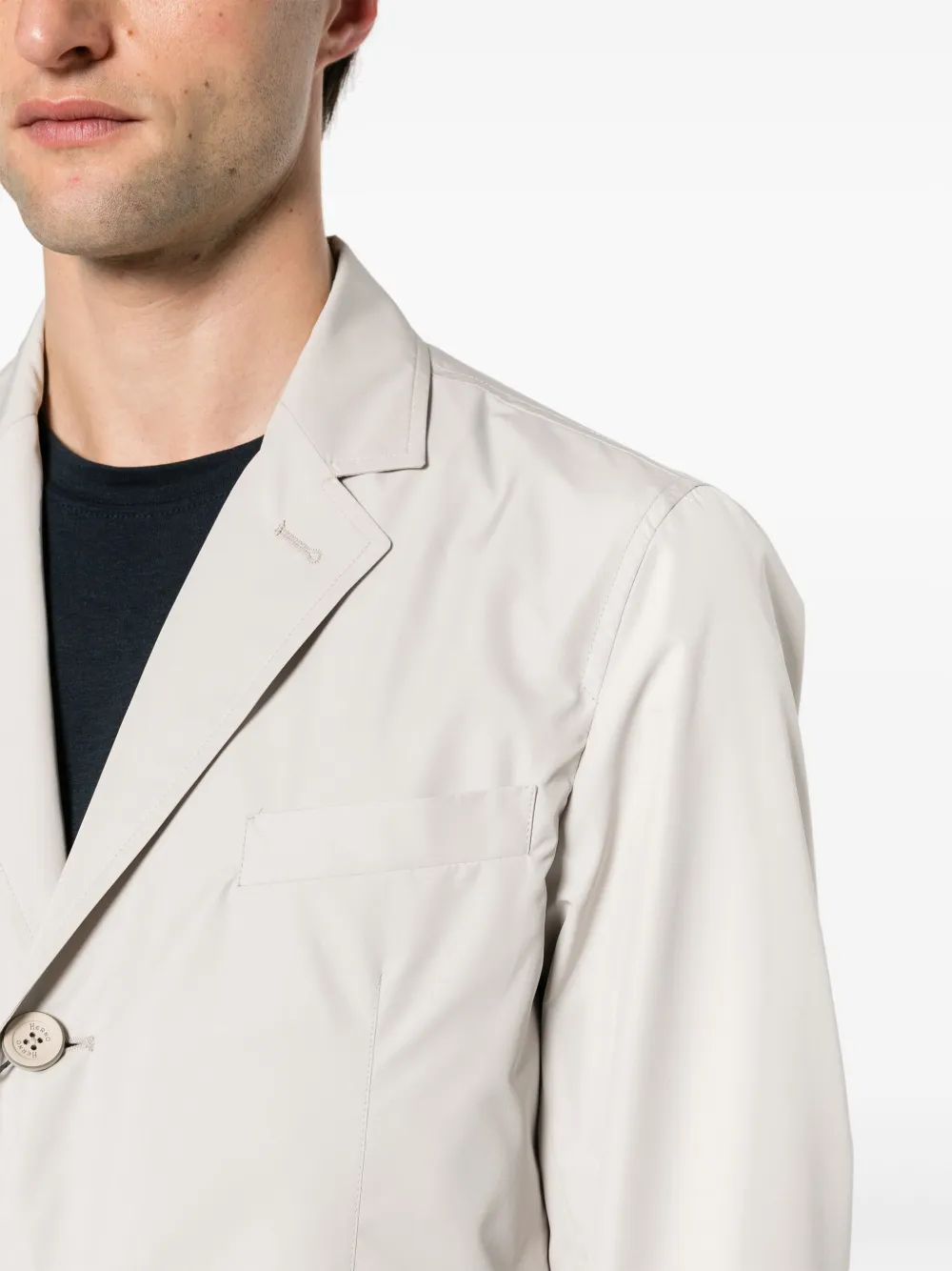Herno Byron Layered single-breasted Blazer | Neutrals