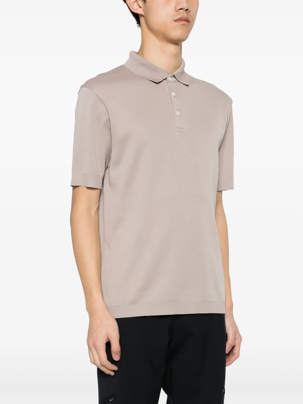 Herno Katoenen poloshirt Beige