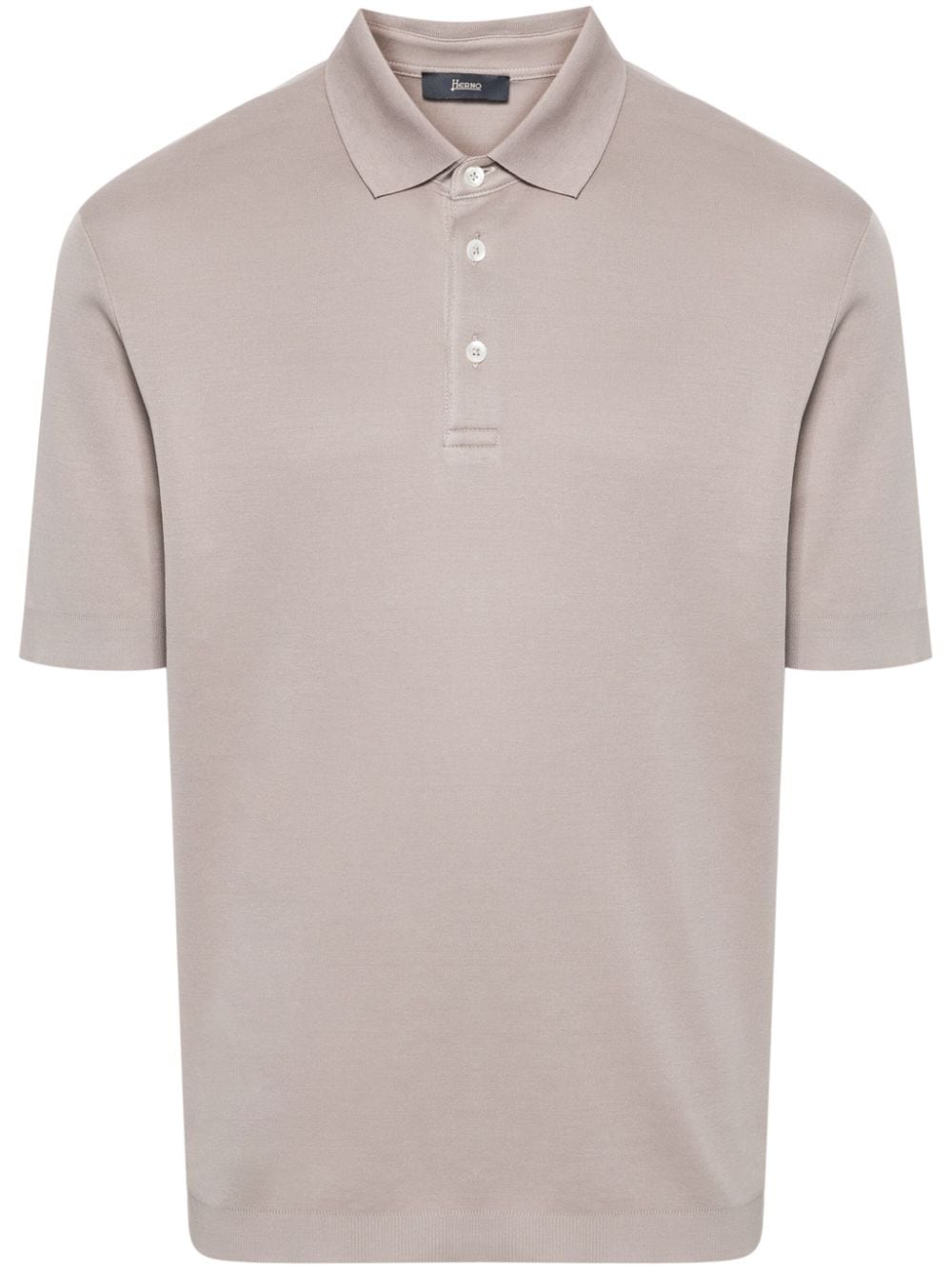 Herno Katoenen poloshirt Beige