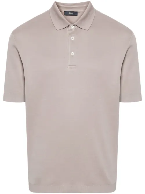 Herno polo en coton - Tons neutres - Herno - Modalova