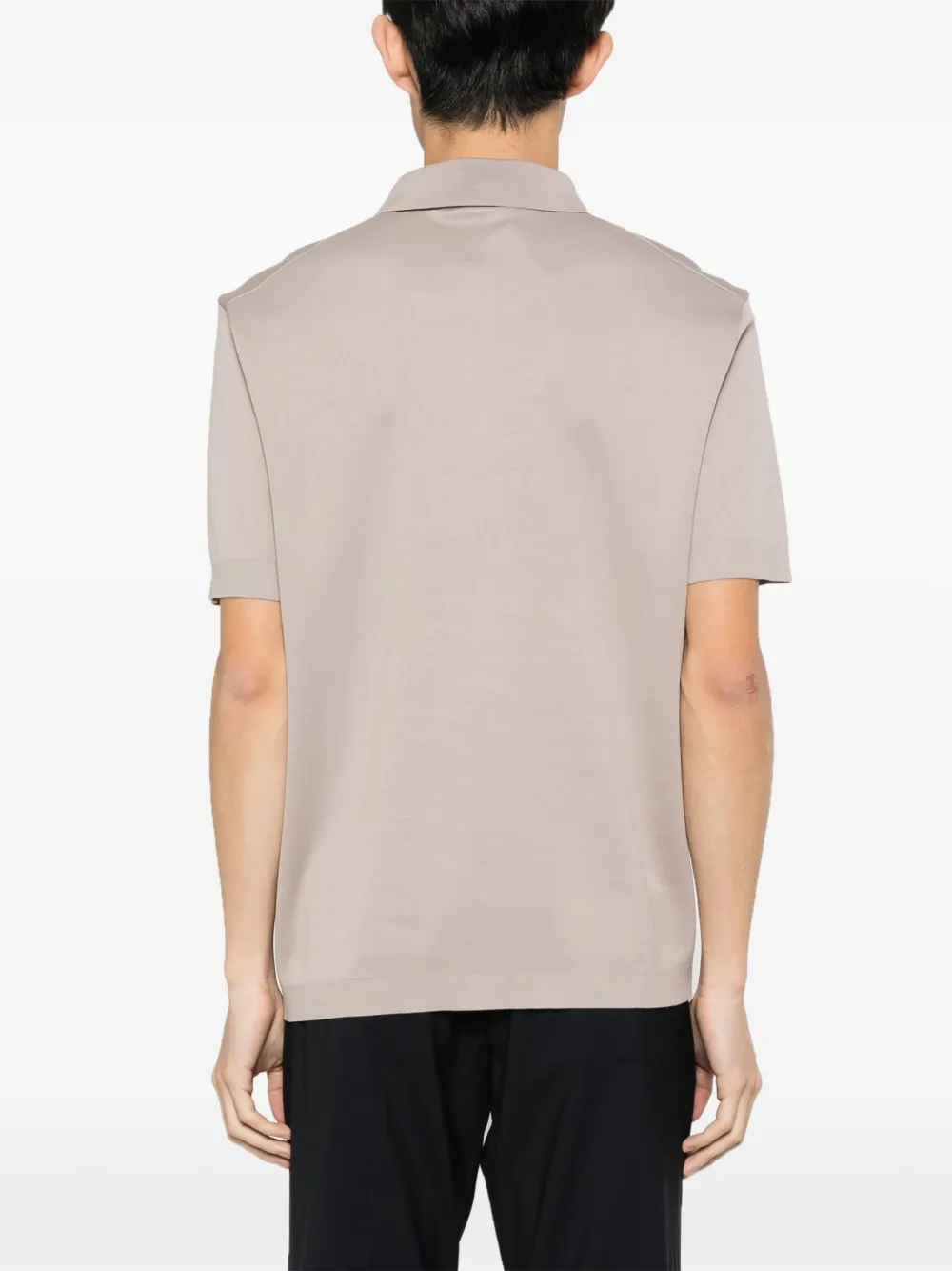 Herno Katoenen poloshirt Beige